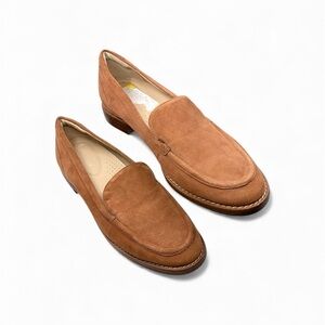 ANTONIO MELANI Brown Suede Loafers size 8.5